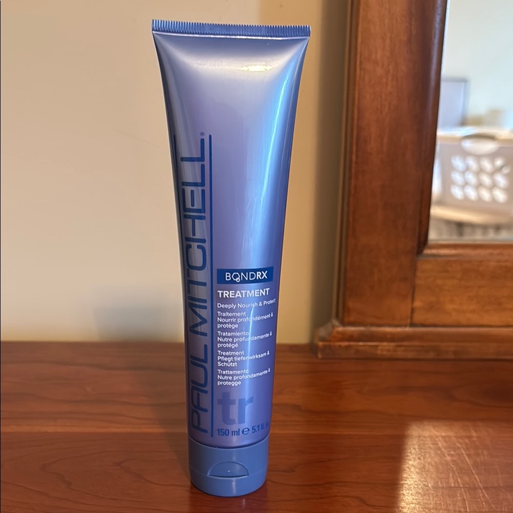 Blue Hair Care Tube
